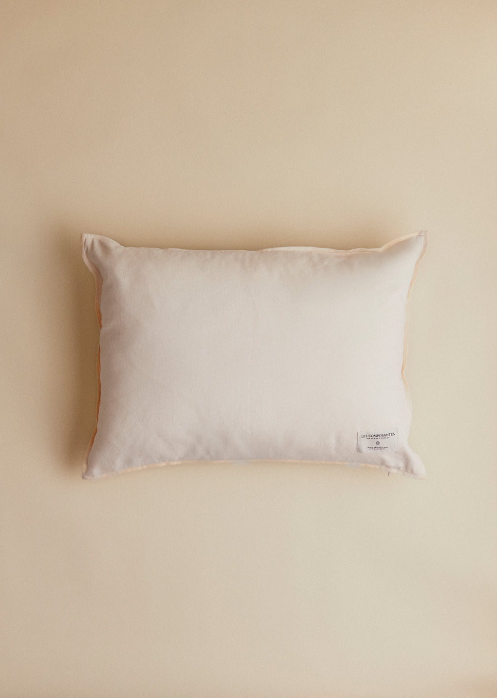 Coussin Brodé - Grand modèle - Le Printemps des Fleurs - Bleu orage