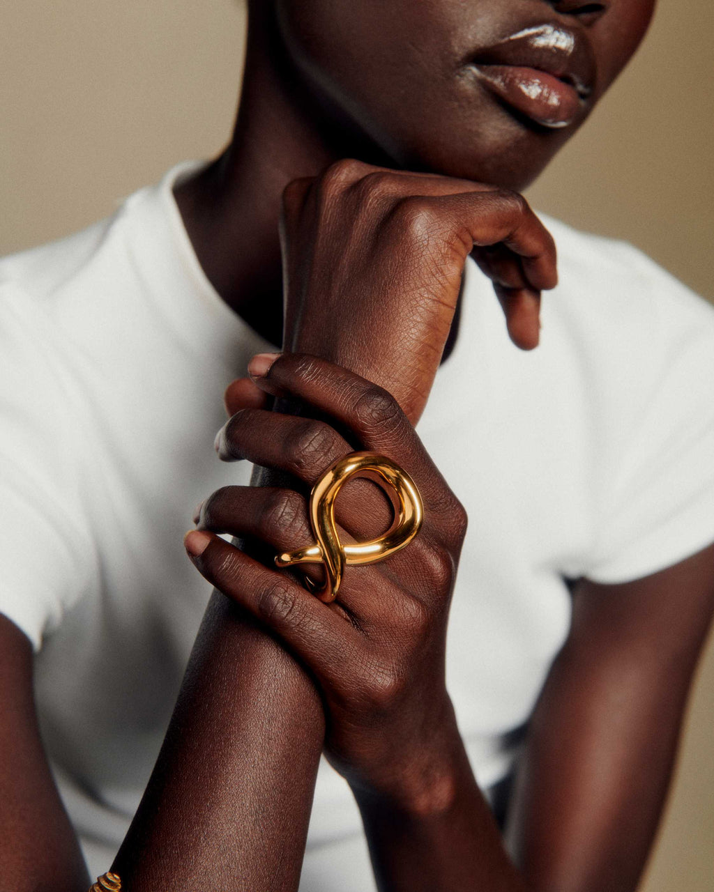Bague Valentin - Doré