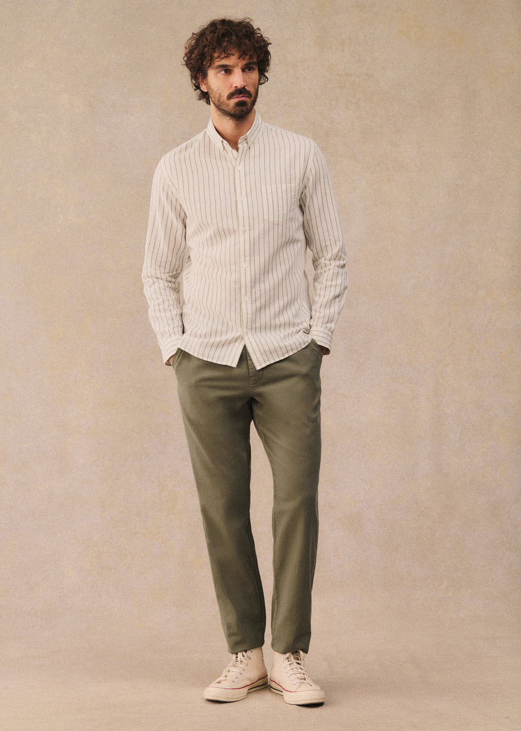 Pantalon Danny - Kaki Clair