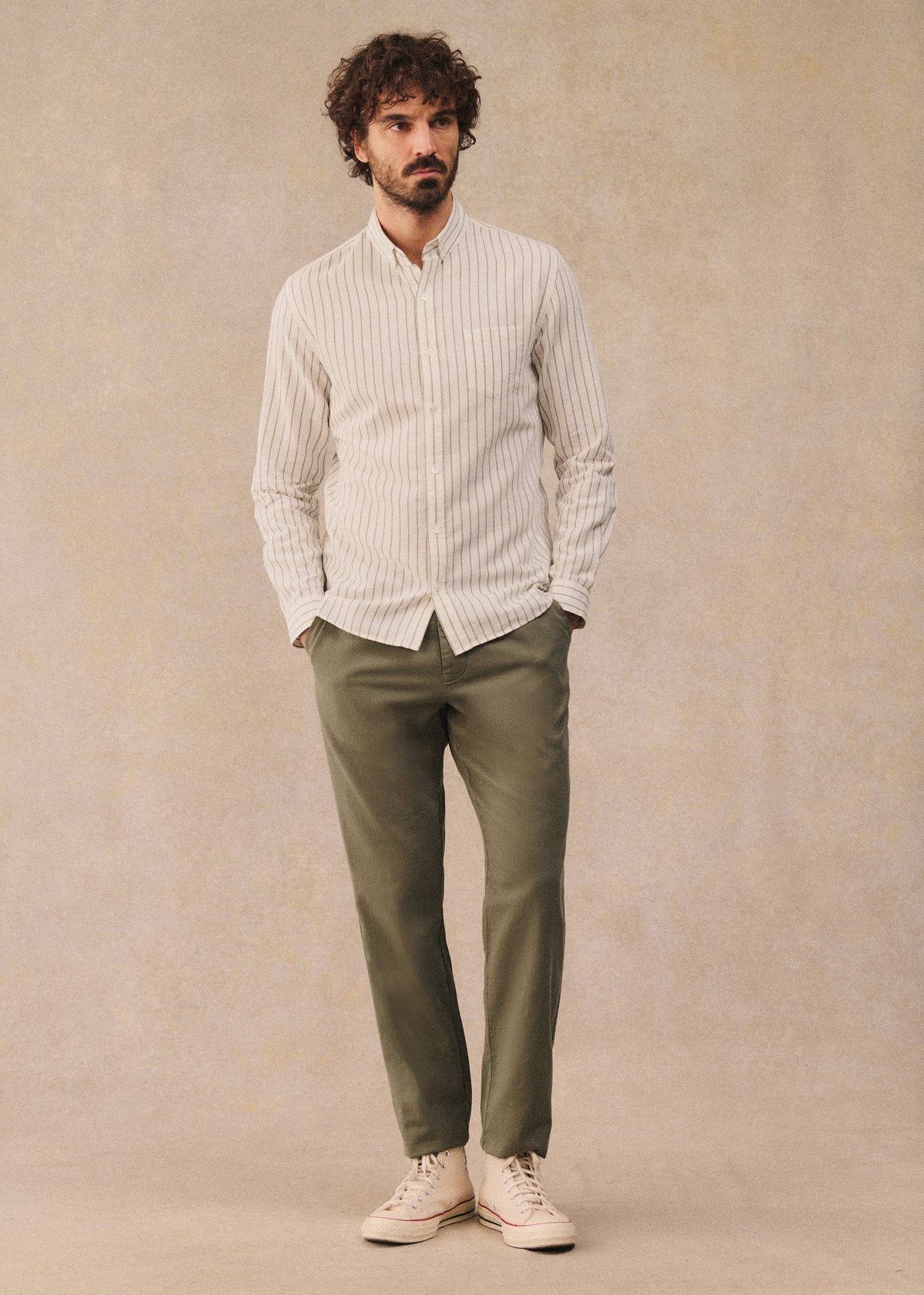Pantalon Danny - Kaki Clair