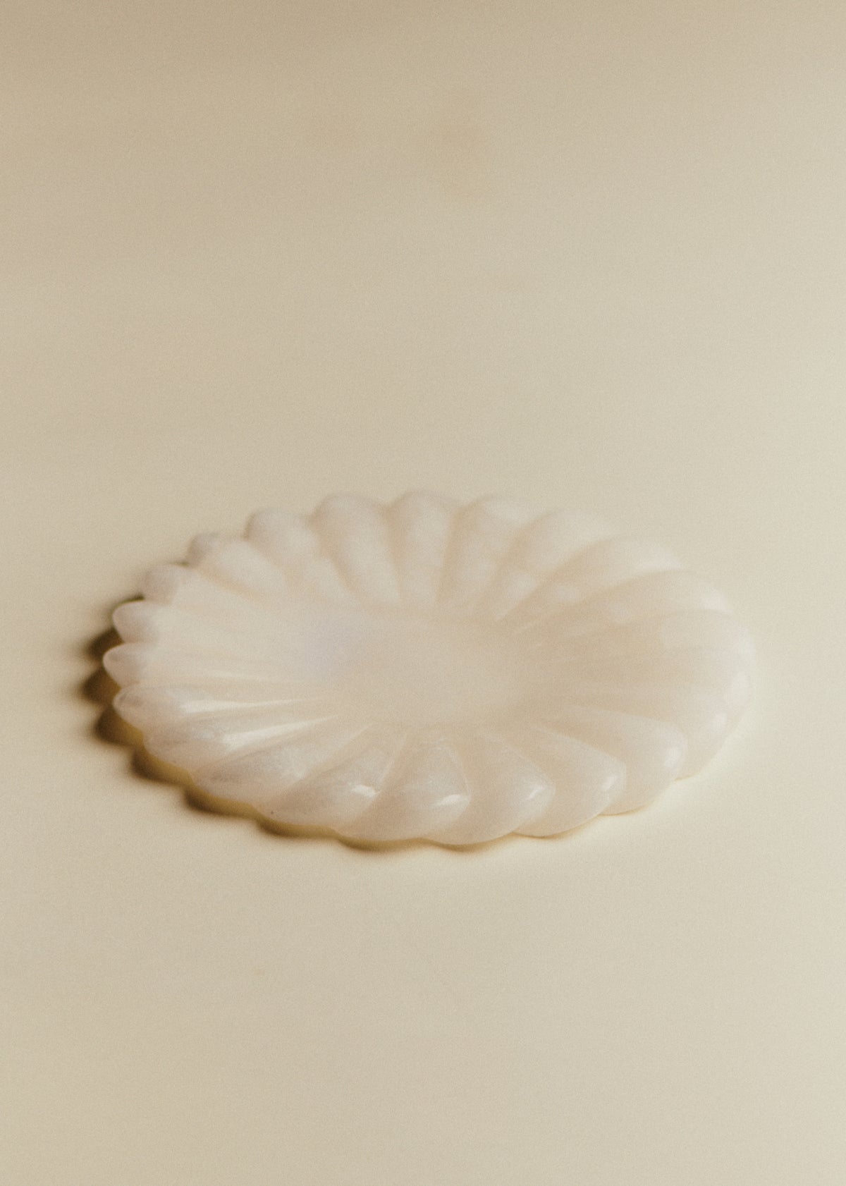 Vide-poche - Grand modèle - Albâtre blanc
