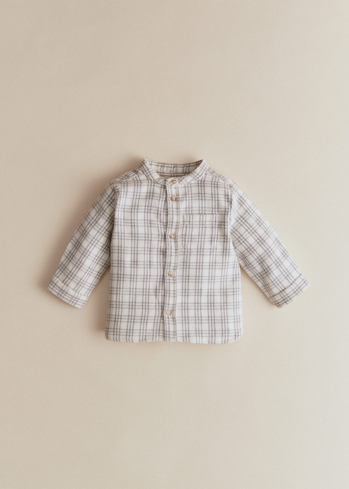 Chemise Benny - Carreaux Gris Doux