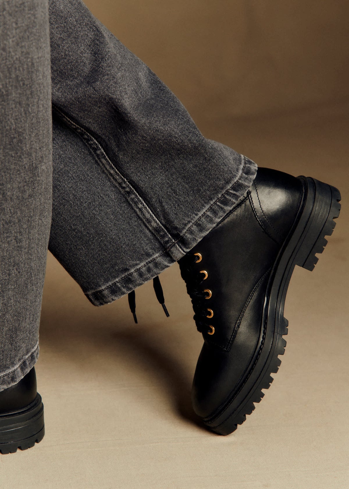 Boots Low Niels - Noir Lisse