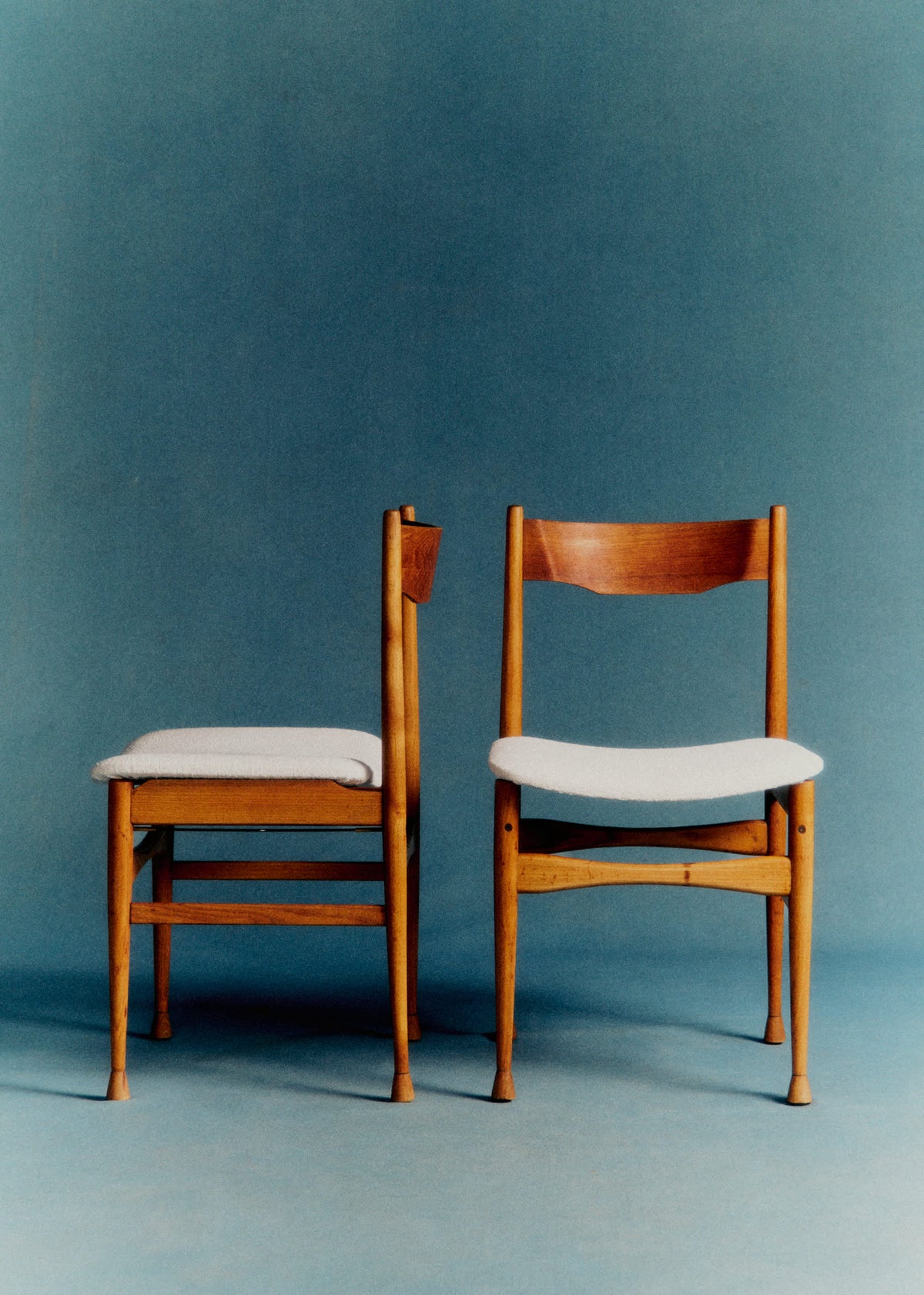 Paire de chaise par Waimea années 60 - Hêtre Massif