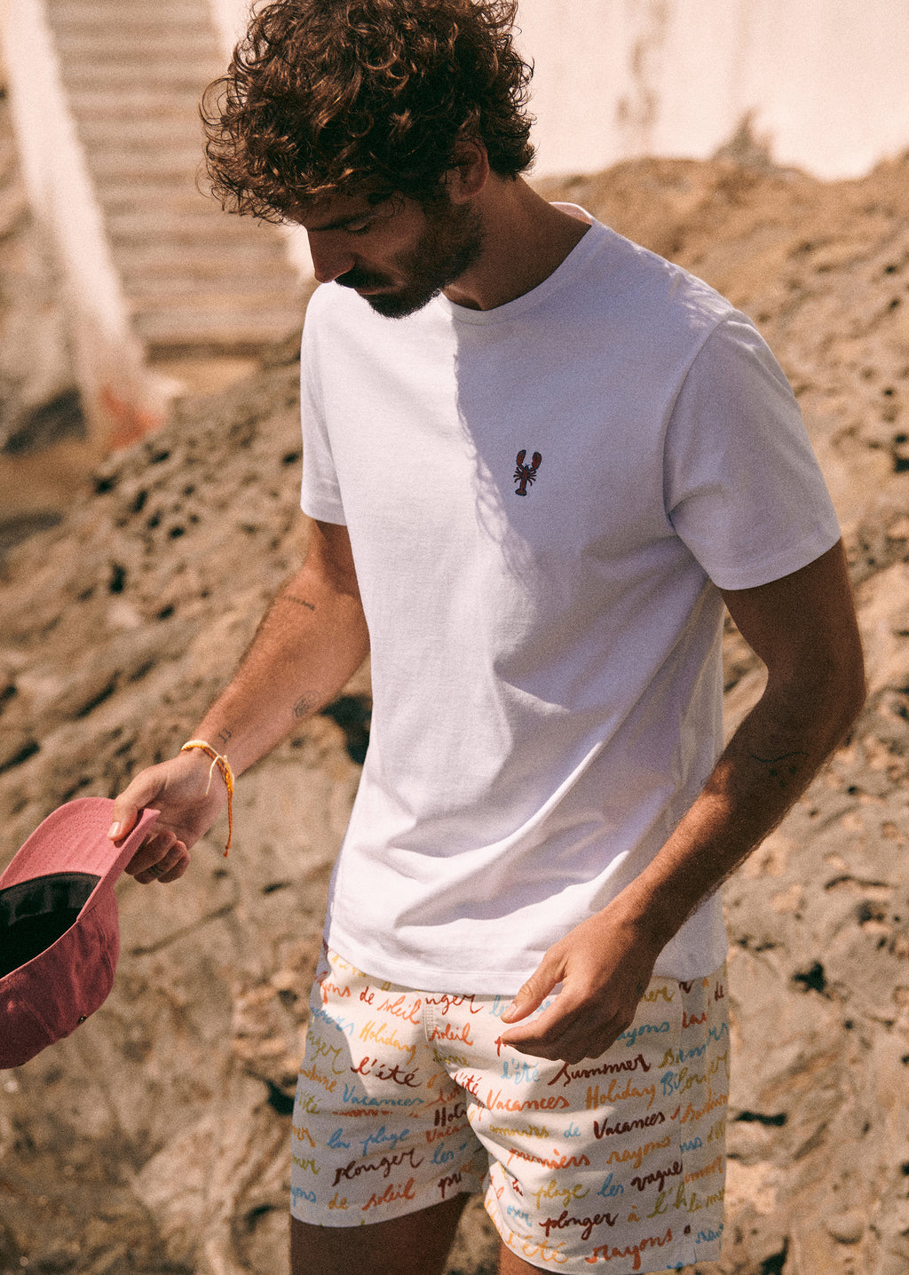 T-Shirt Homard - Blanc