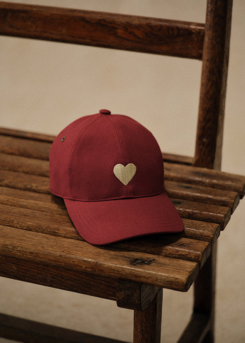 Casquette Coeur Chamade - Rouge