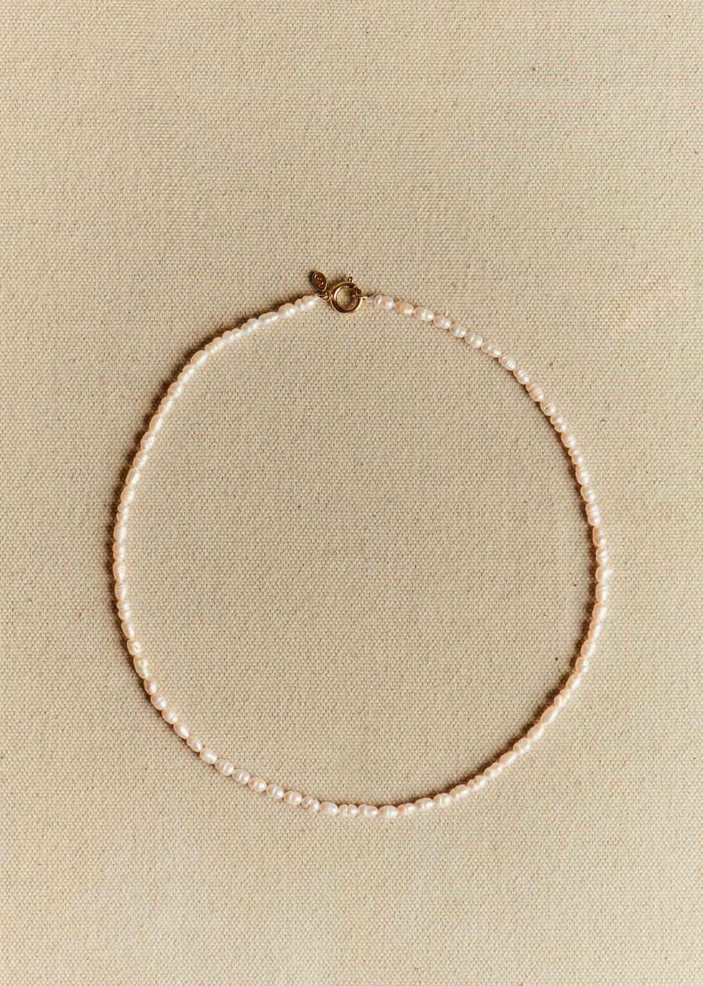 Collier Irma perles - Écru