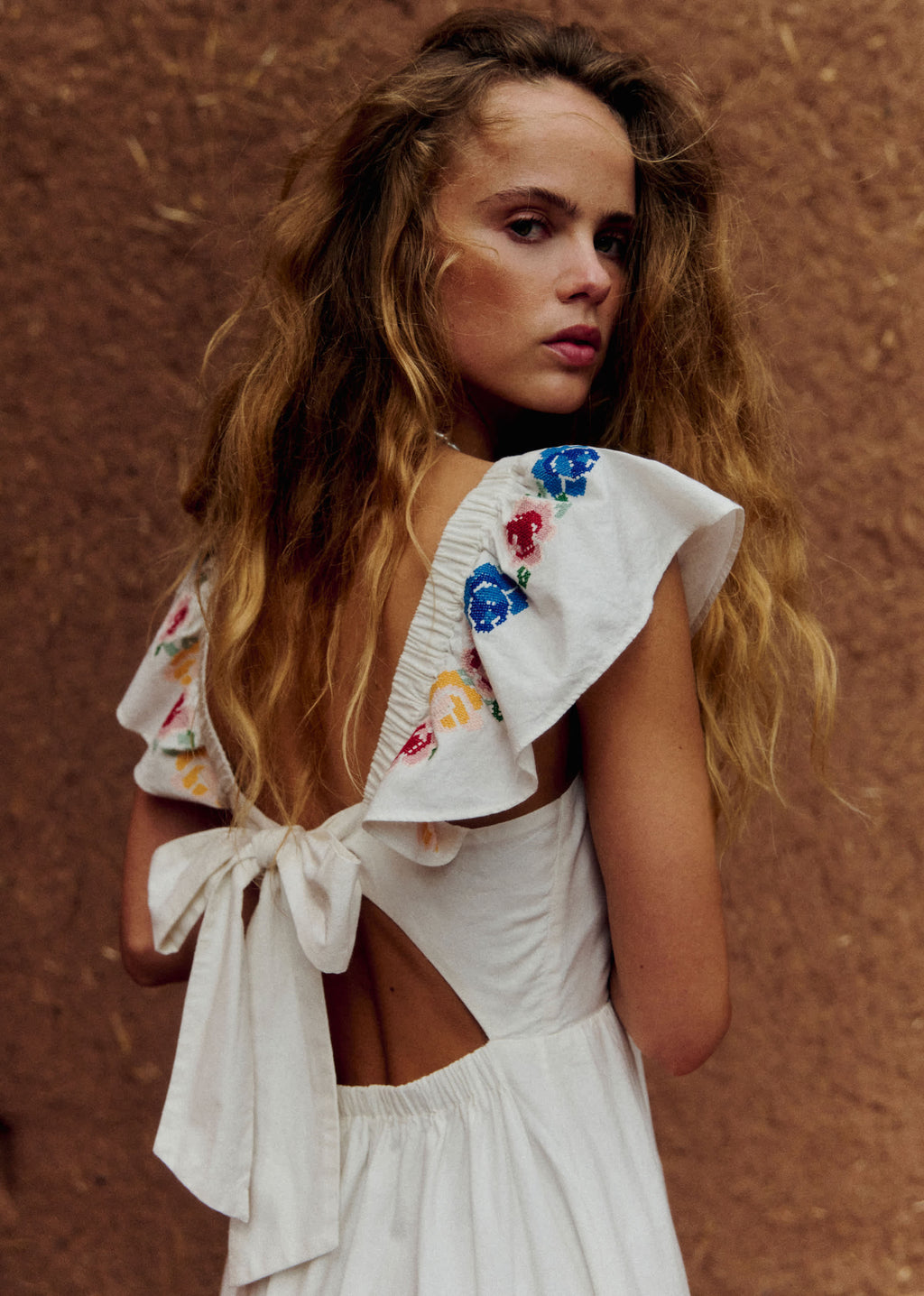Robe Melville - Broderie Placée Spring
