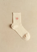 Chaussettes Coeur - Blush
