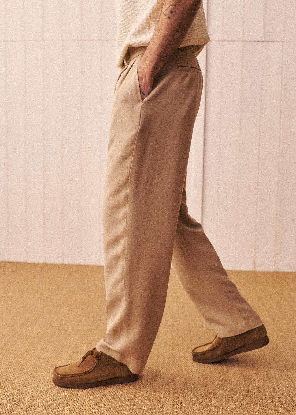 Pantalon Dusk Élastiqué - Beige