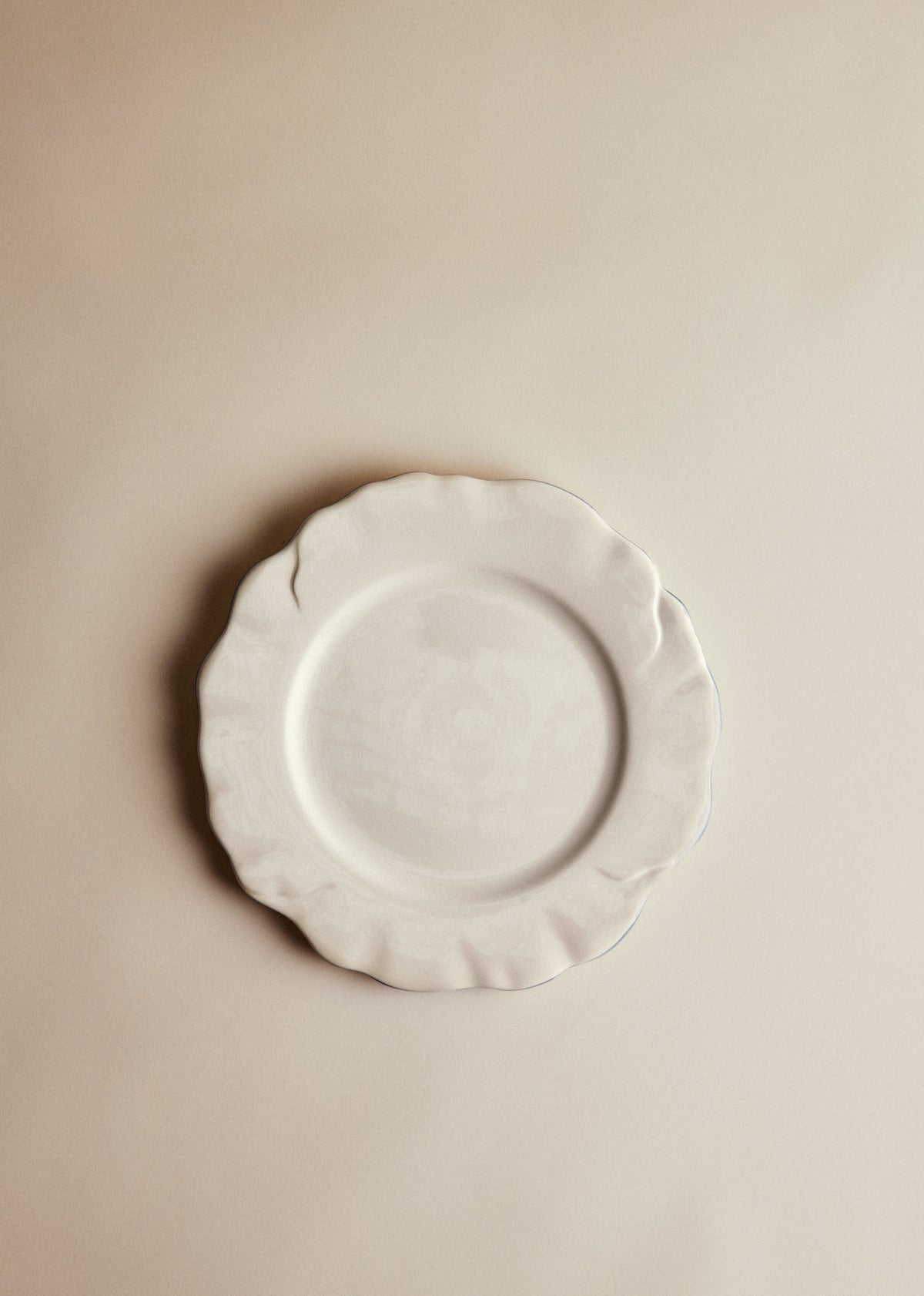 Set de 4 assiettes plates - Barcarolle - Bleu Vintage