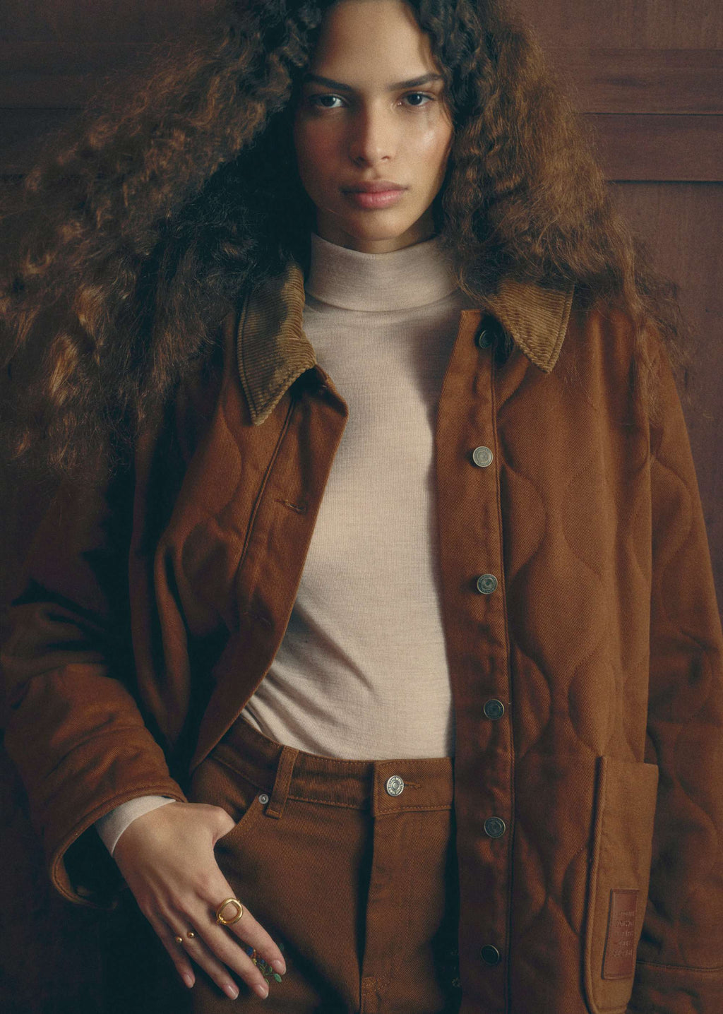 Veste Gabin - Sézane x Antoinette Poisson - Caramel