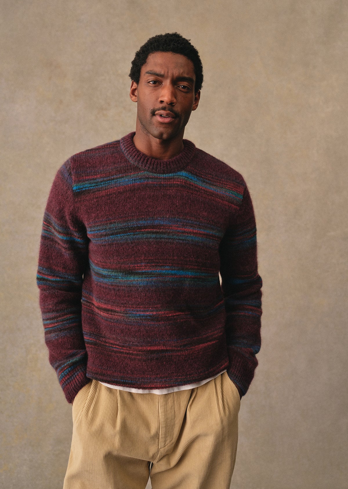 Pull Rico - Bordeaux Multico
