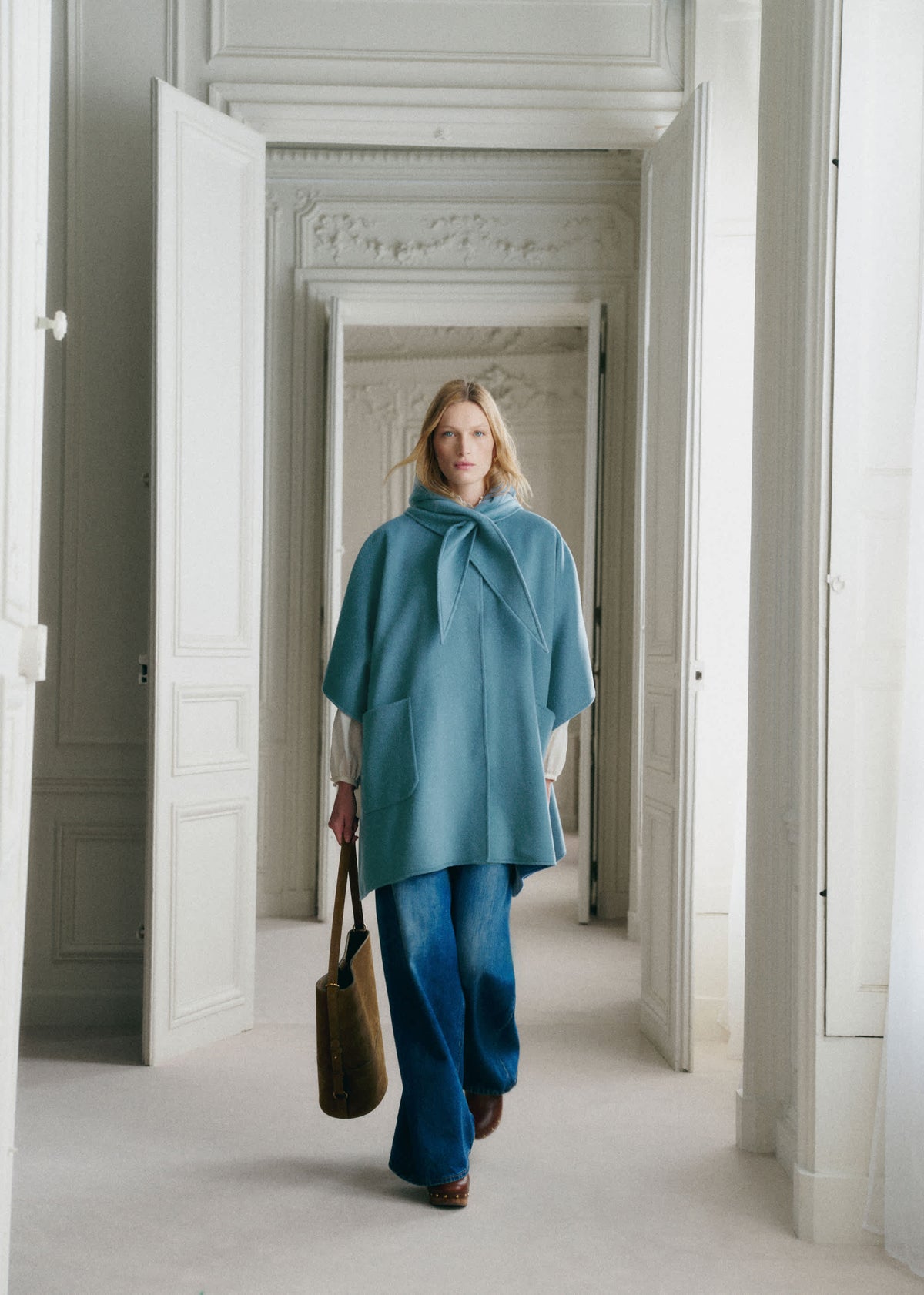 Manteau Gabriello - Bleu Chambray