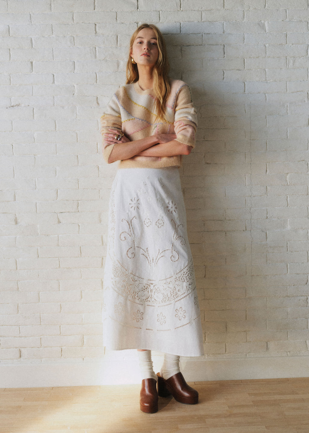 Pull Ameline - Sézane X Sea NY - Pastel Rose