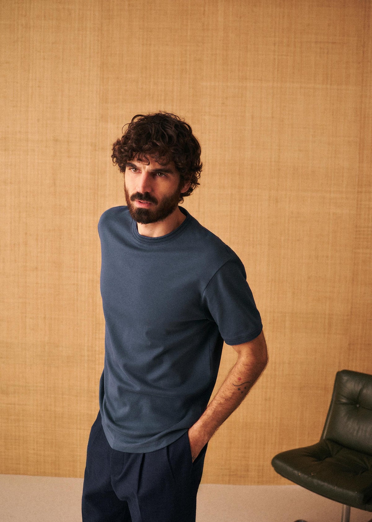 T-Shirt Aslan - Bleu Foncé