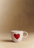 Mug Appolline coeur - Rouge