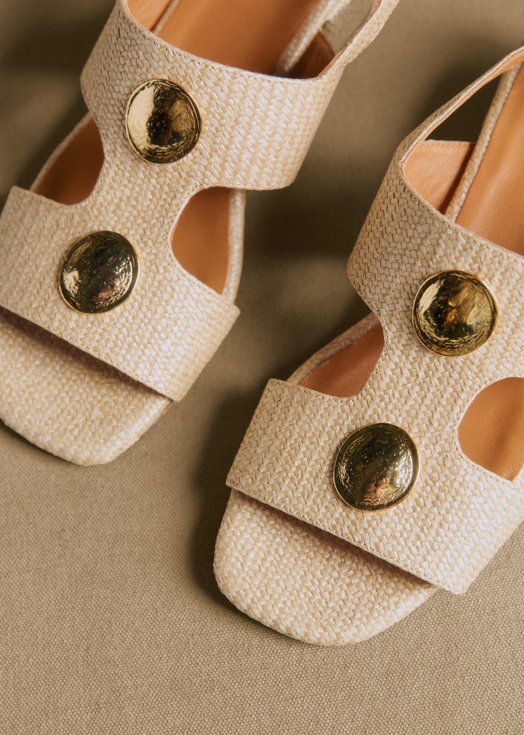 Sandales LYANA - Naturel Textile Tressé