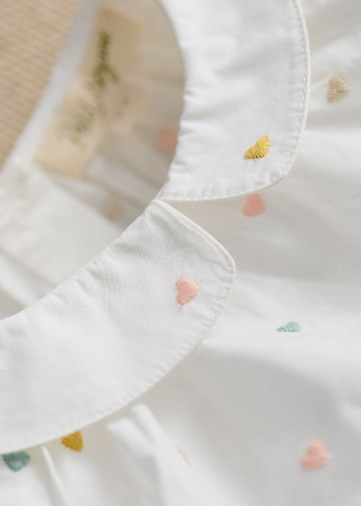 Blouse Lilou - Blanc / Broderies Multico