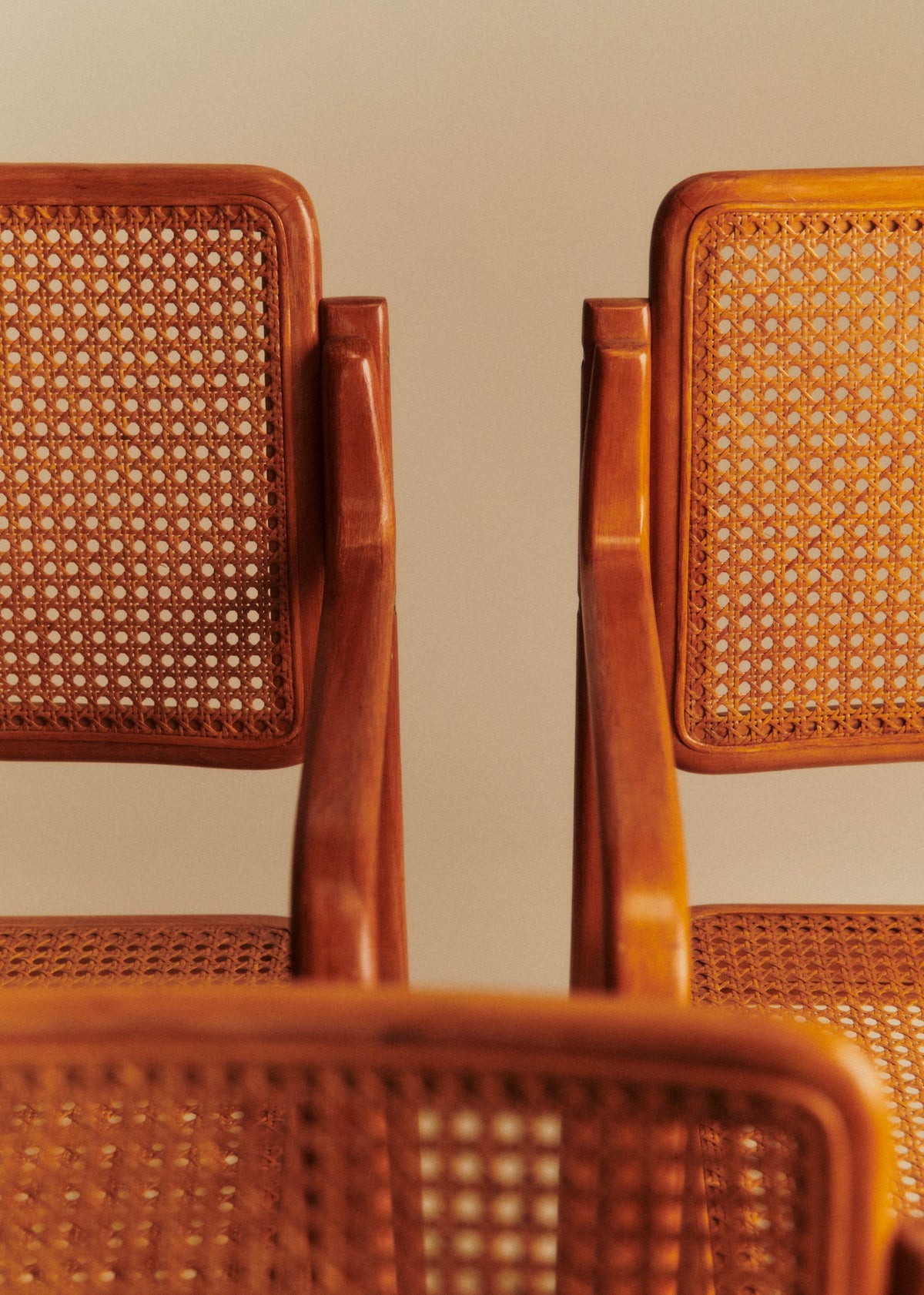 Lot de 4 chaises Thonet - Cannage