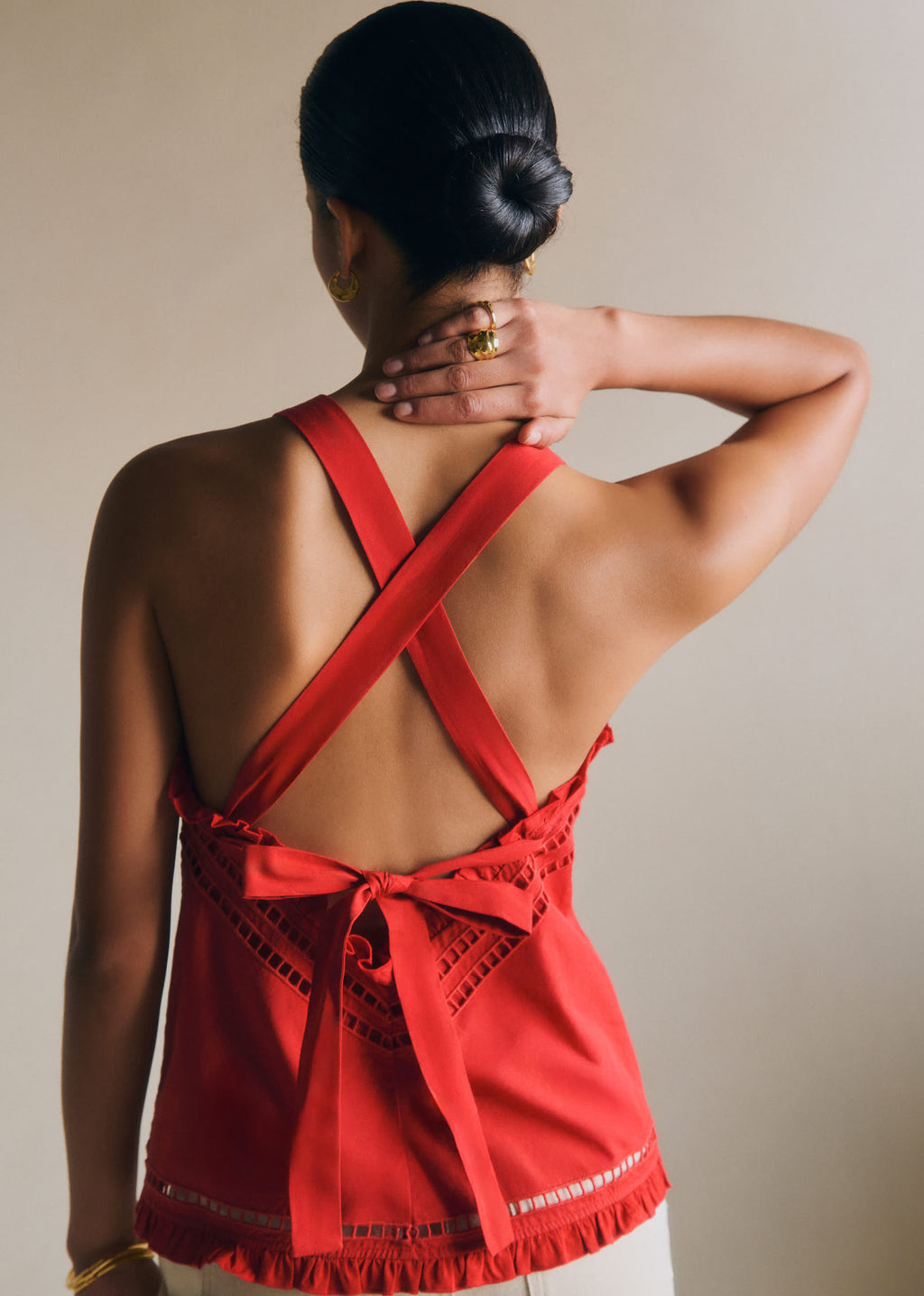 Top Janice - Rouge