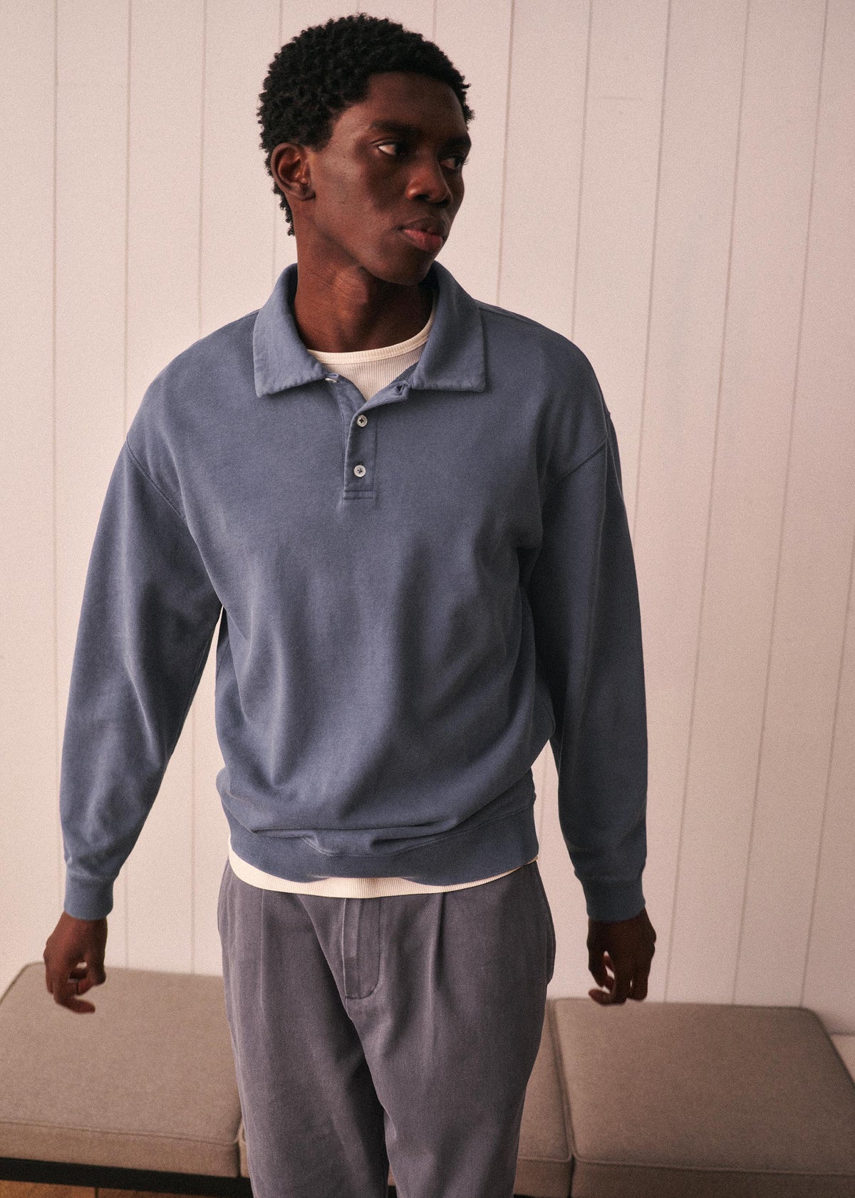 Sweatshirt Nilos - Bleu Délavé