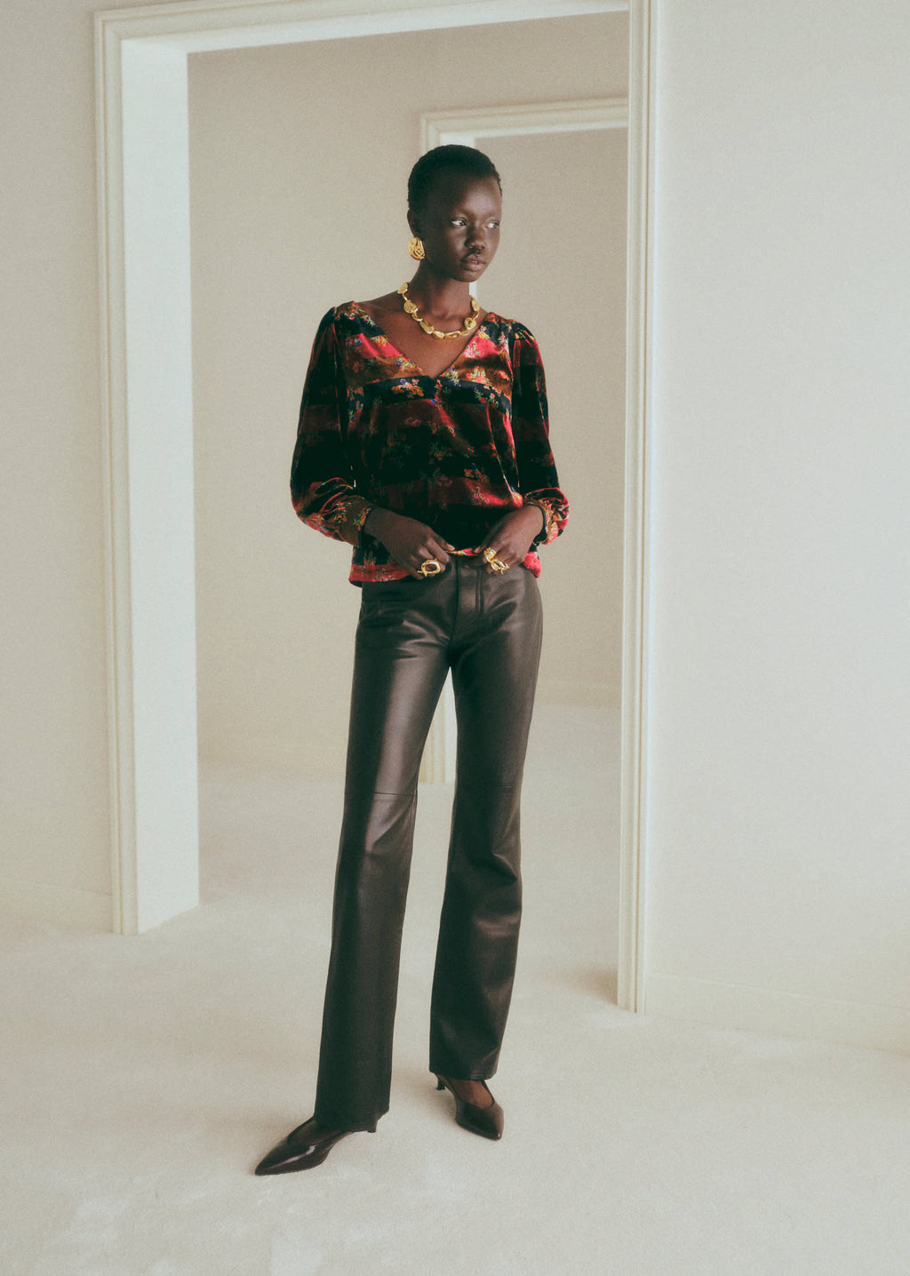 Blouse Galeo - Patchwork Bouquets