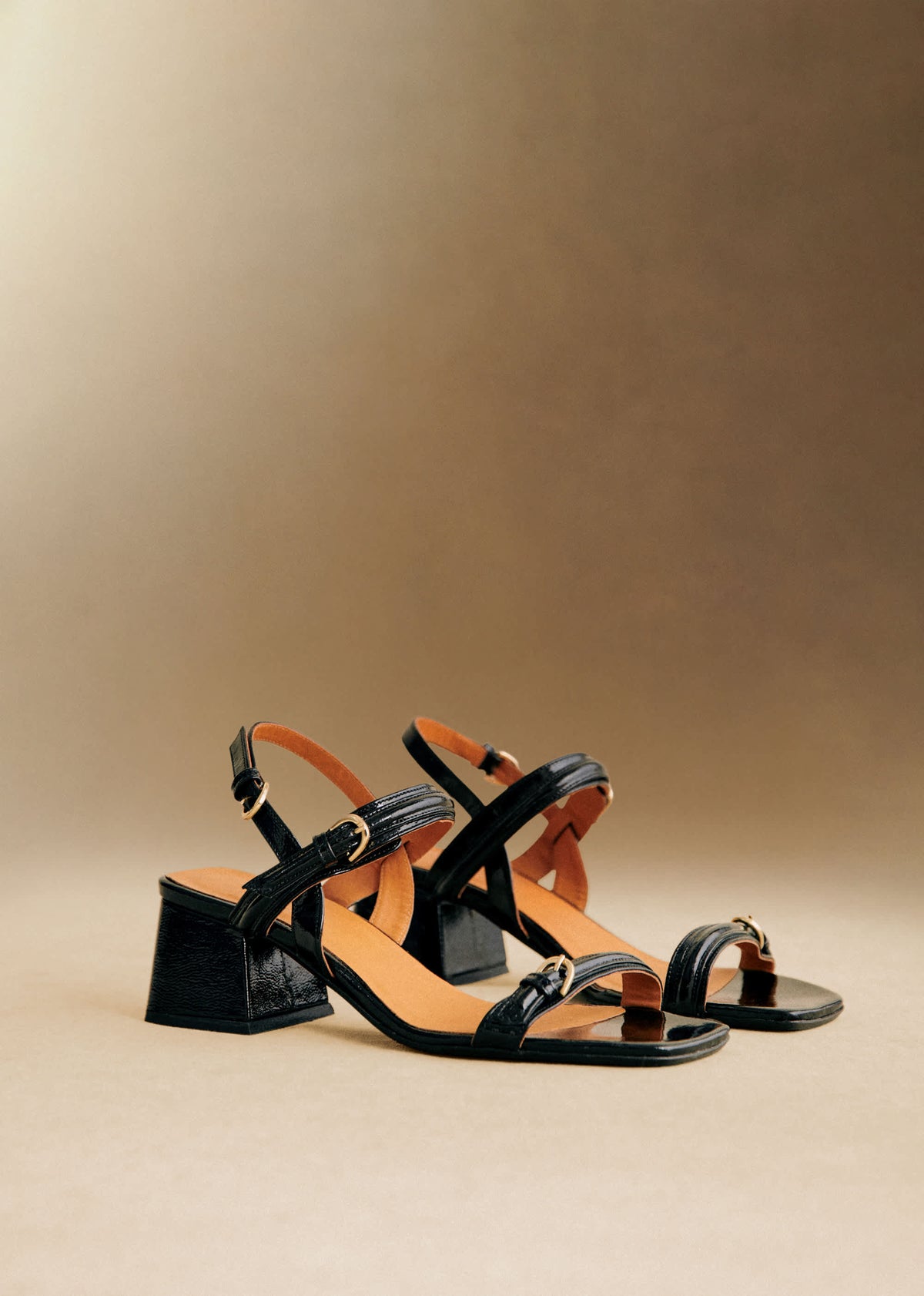 Sandales Ilaria - Noir Vernis