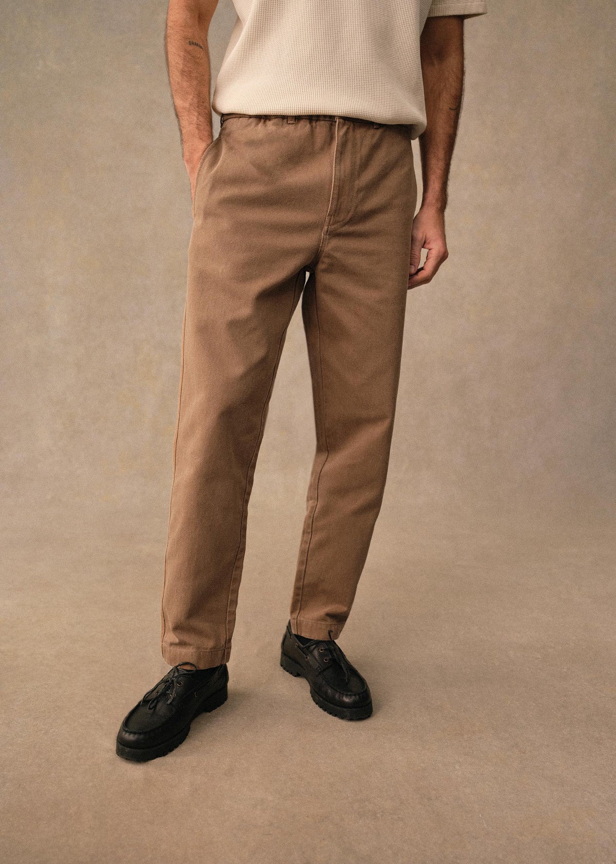 Pantalon Shane - Camel Délavé