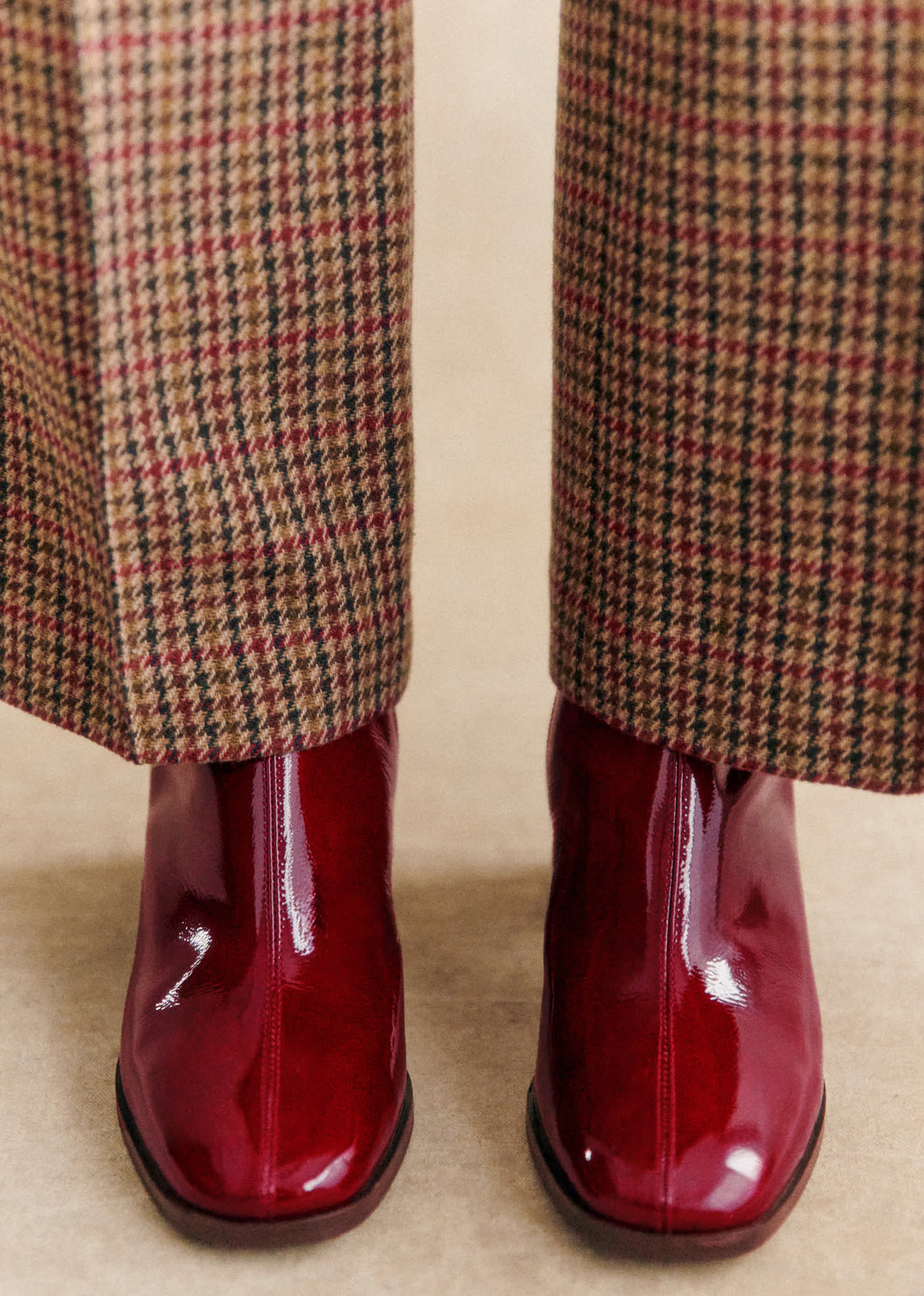 Bottines Axelle - Pourpre Vernis