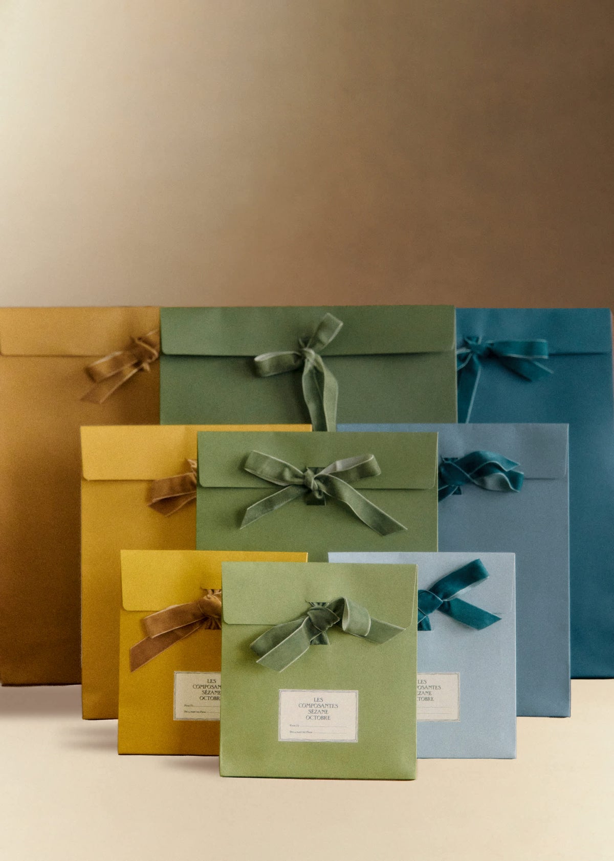 Pochettes cadeaux - Trio Vert