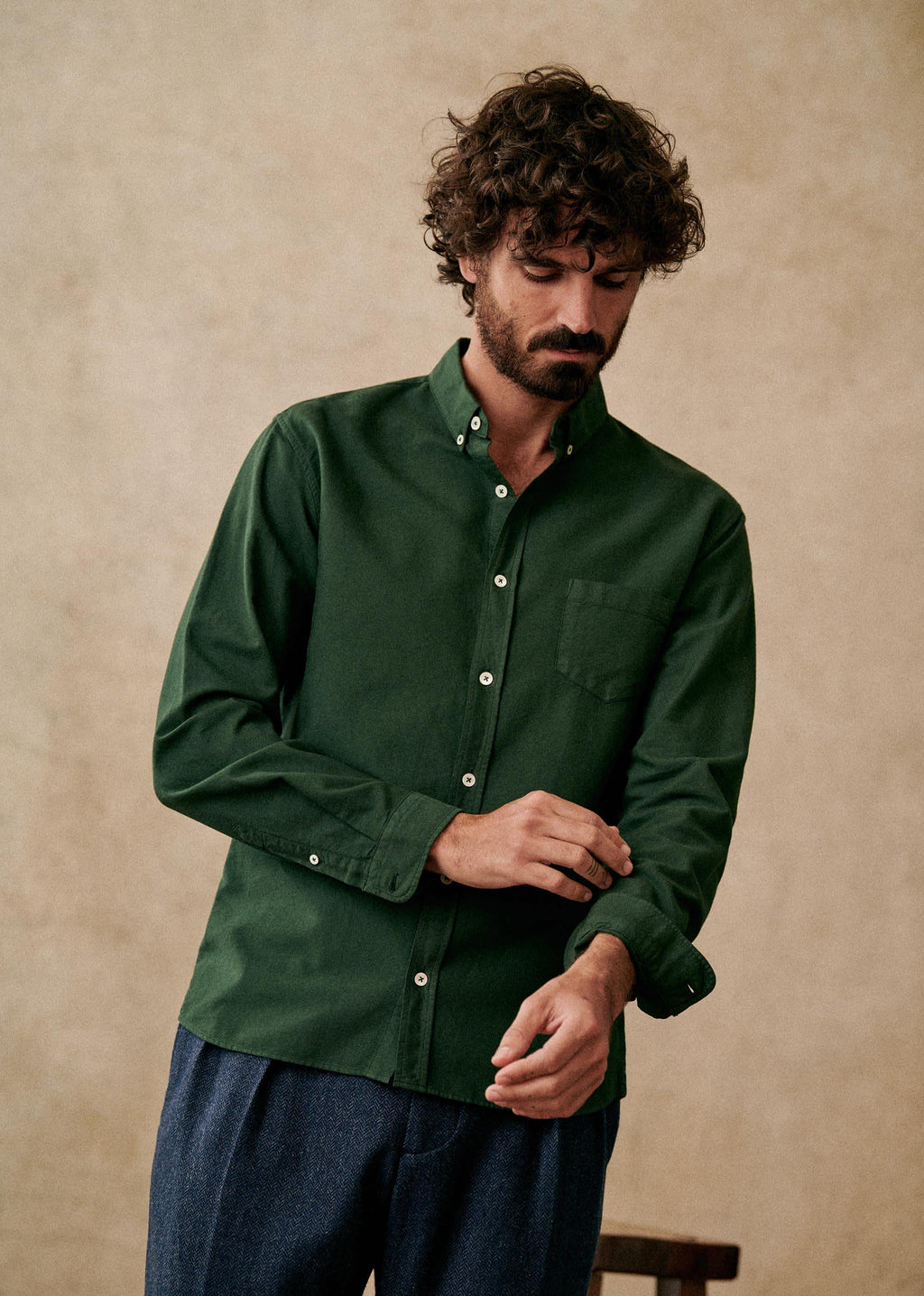 Chemise Charlie Oxford - Vert
