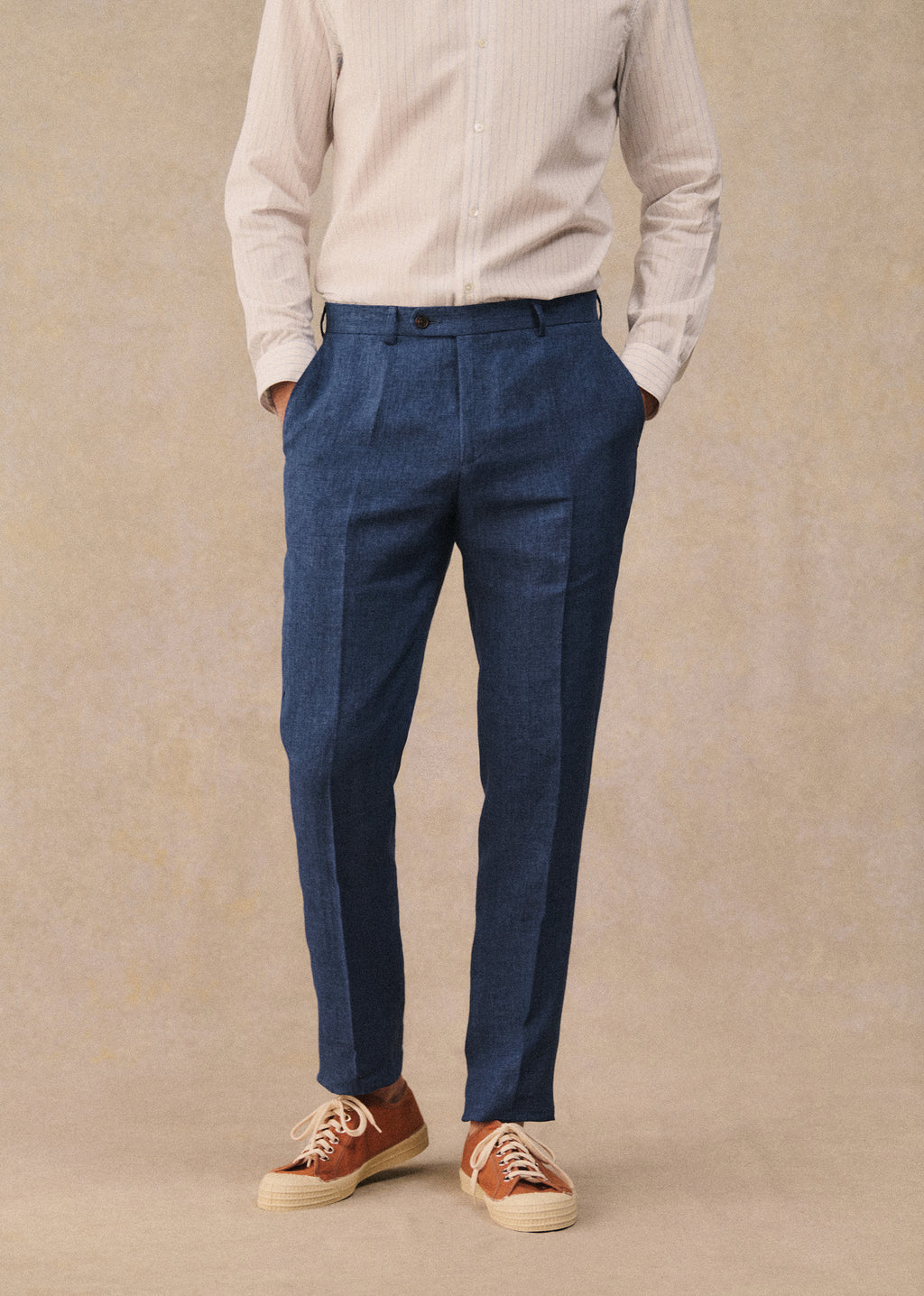 Pantalon Deon - Bleu Chiné