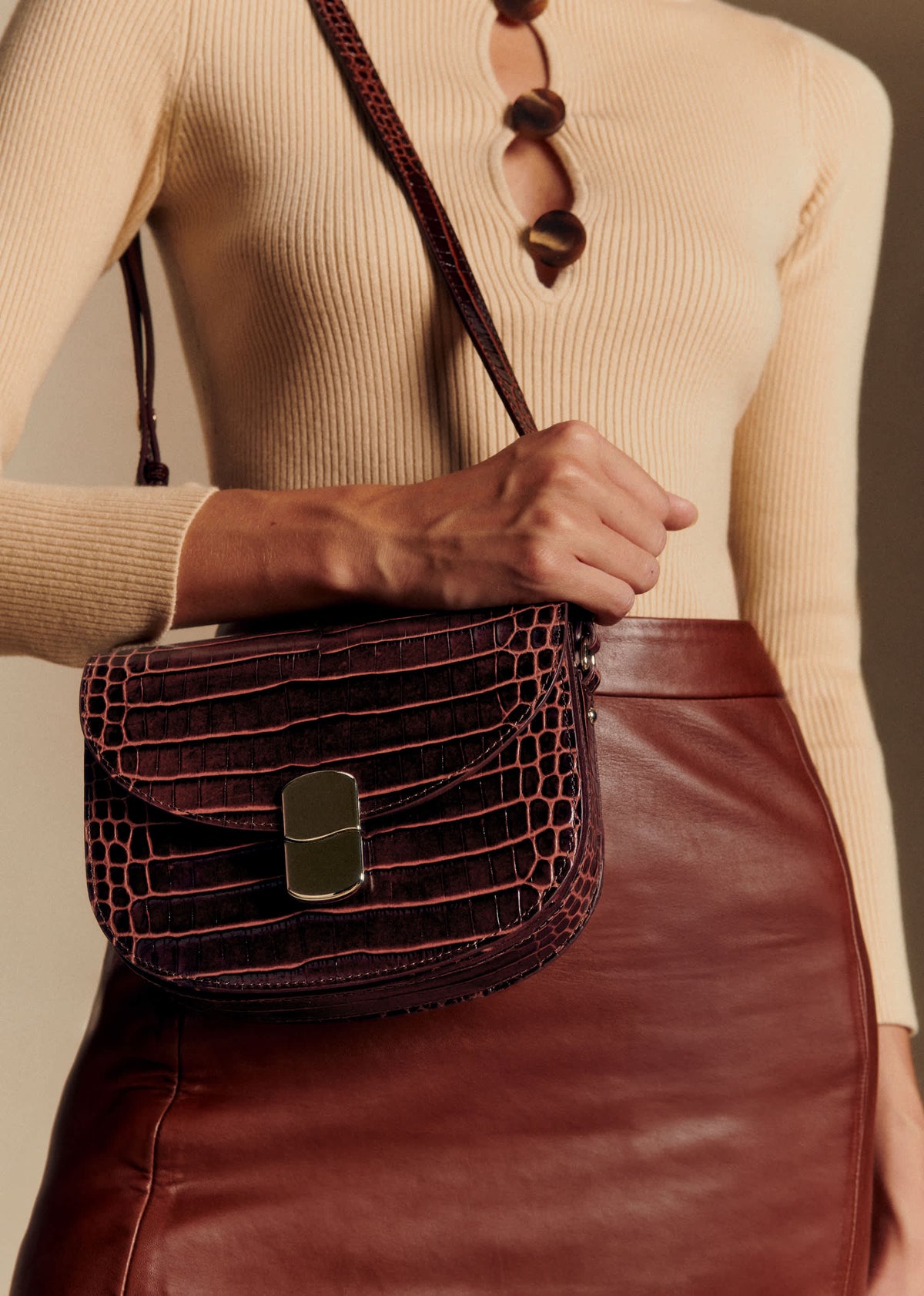 Sac Claude - Choco Croco