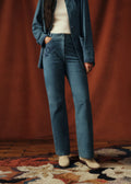 Pantalon Goran - Sézane x Baziszt - Bleu Vintage