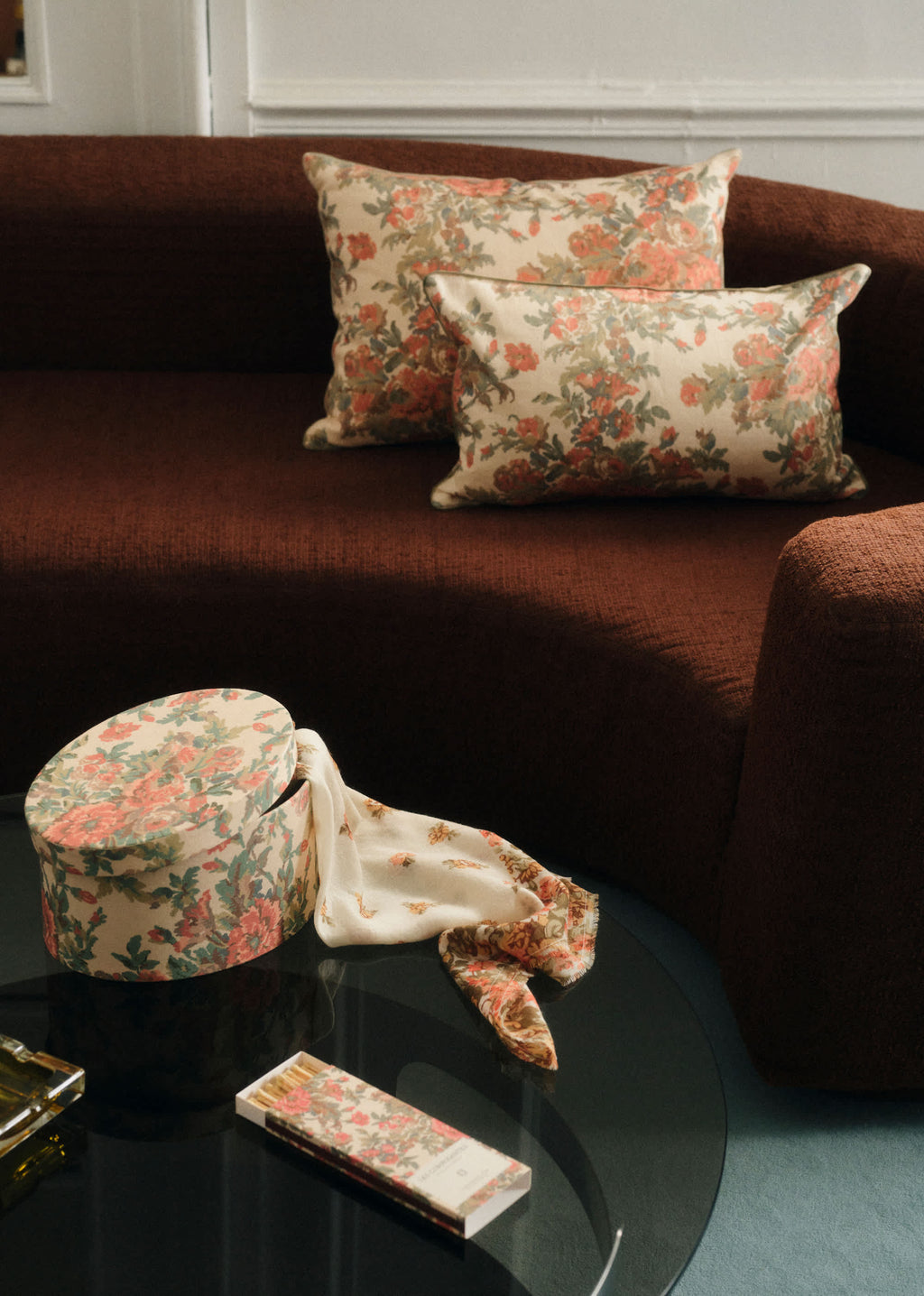 Coussin Imprimé - Petit Modèle - Imprimé Bouquet Floral
