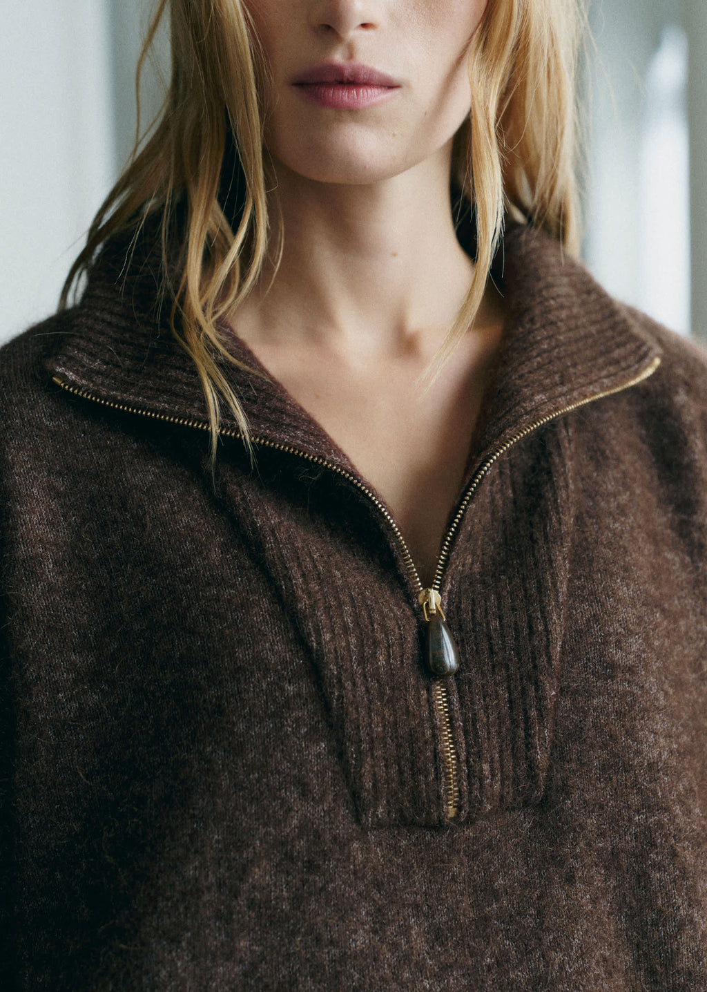 Pull Tobias - Chocolat Foncé