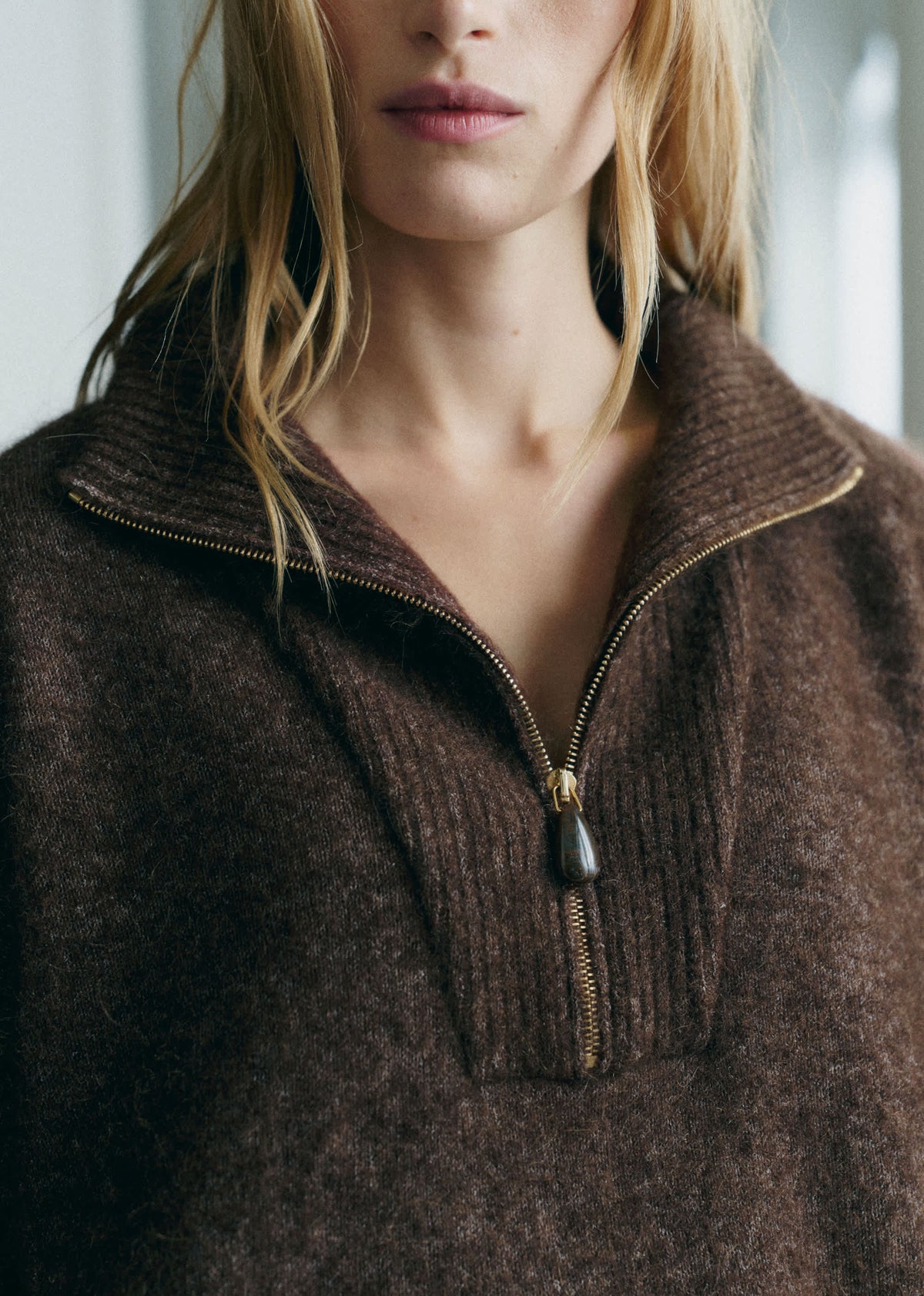 Pull Tobias - Chocolat Foncé