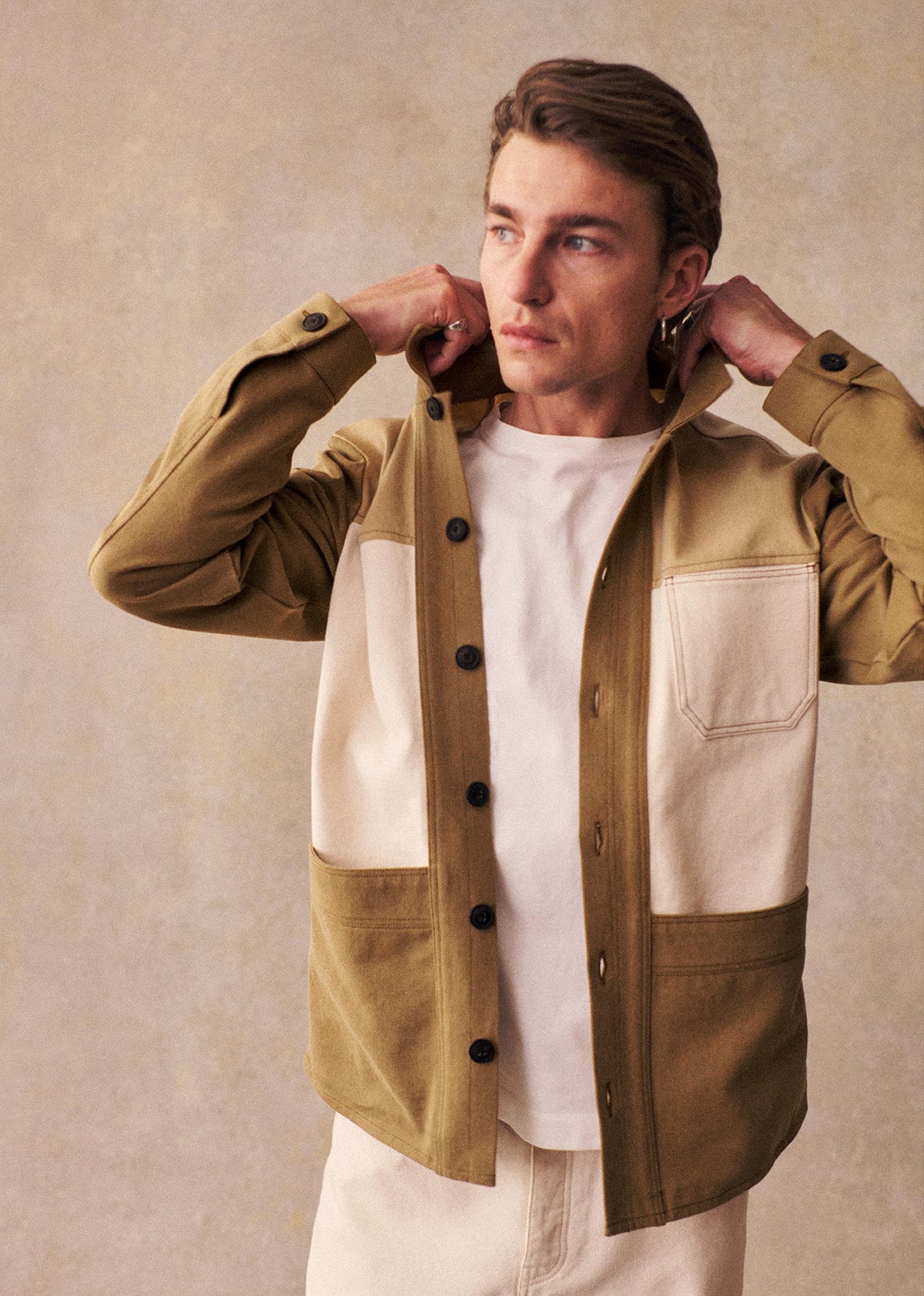 Veste Will Patchwork - Camel