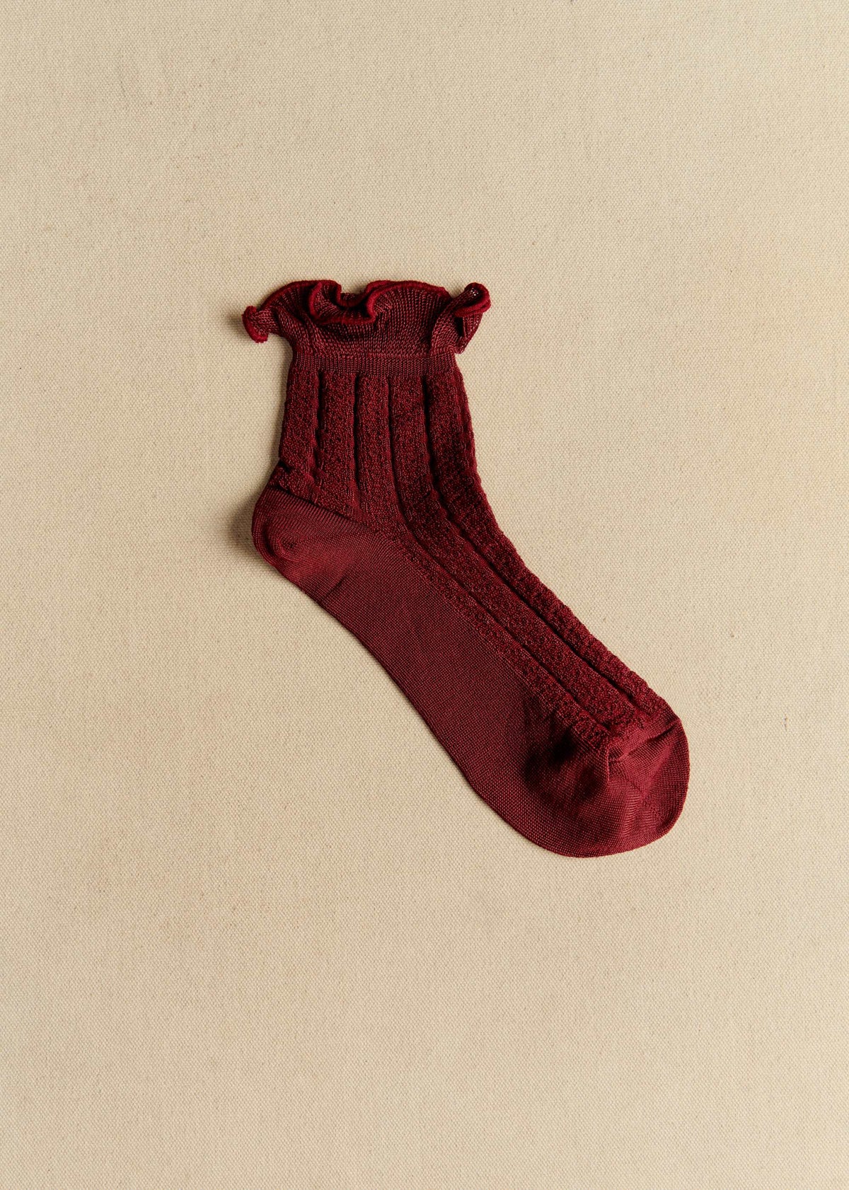 Chaussettes Deva - Bordeaux