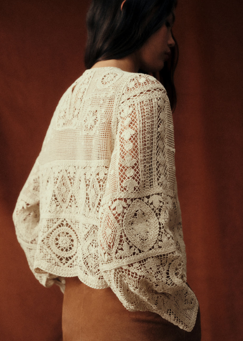 Blouse Jorden - Sézane x Baziszt - Ecru