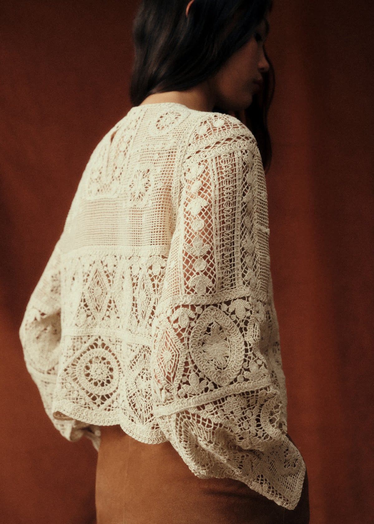 Blouse Jorden - Sézane x Baziszt - Ecru