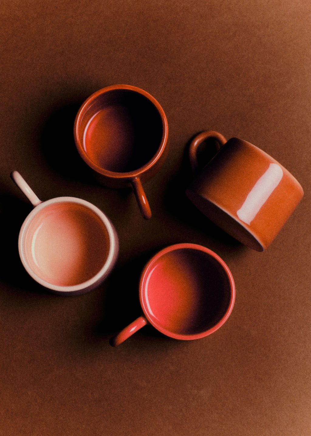 Coffret de 4 tasses expresso - Rose