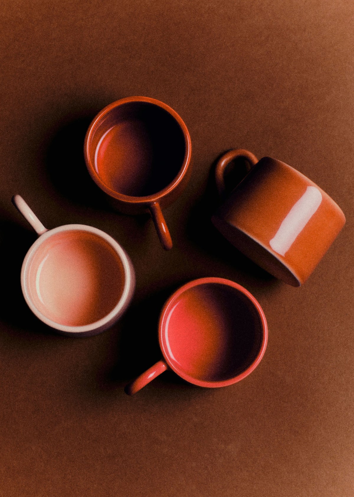 Coffret de 4 tasses expresso - Rose