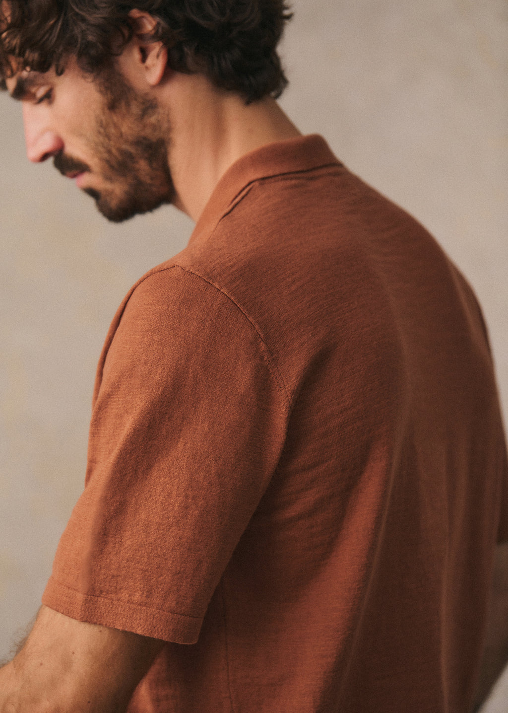 Chemise Maille Jonas - Camel