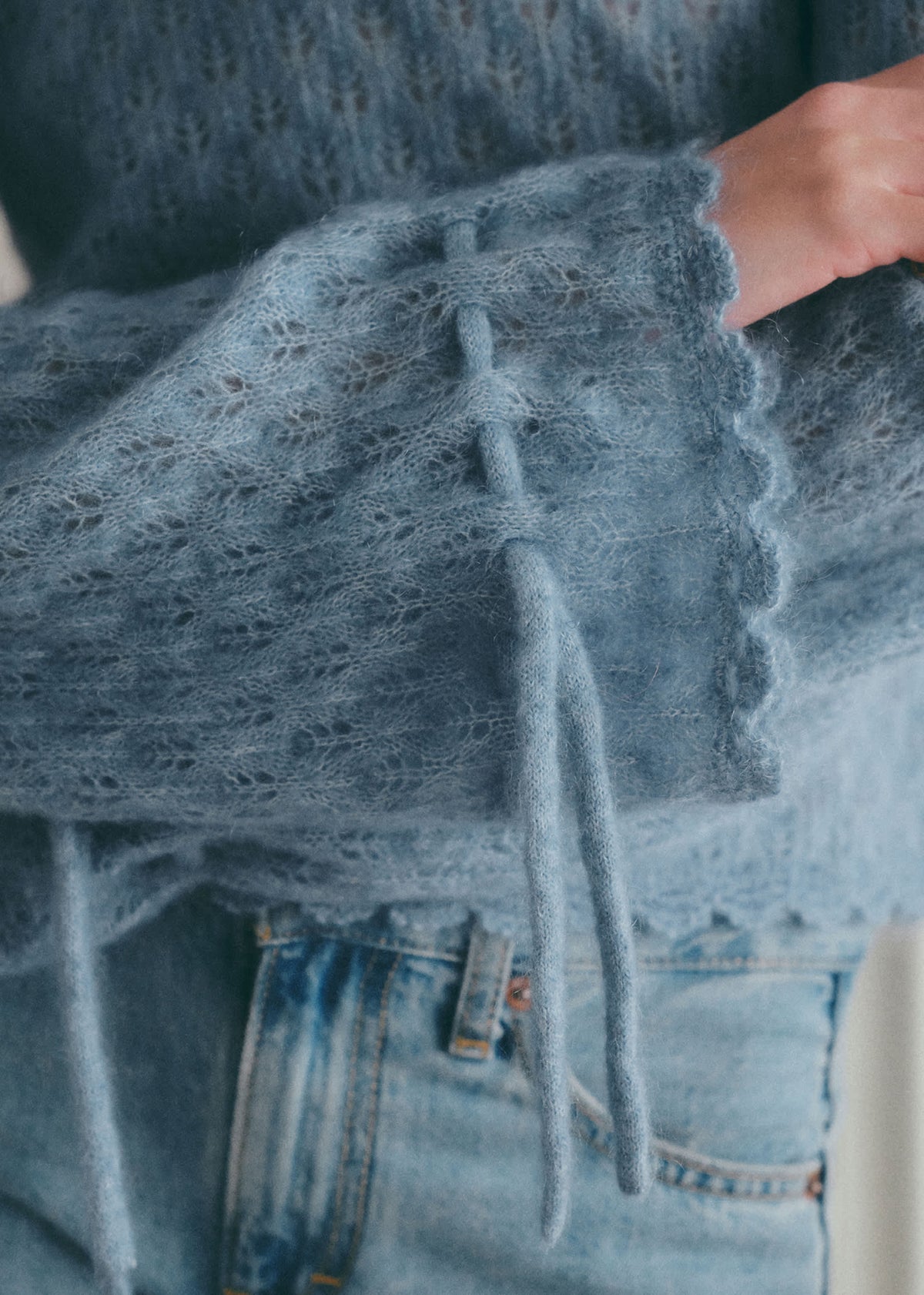 Pull Wanda - Bleu Vintage