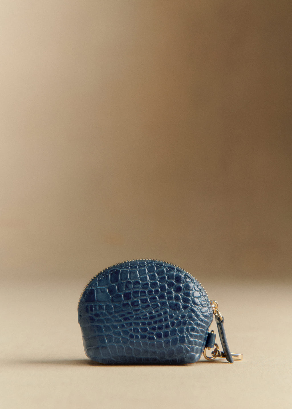 Porte-clés Sacha - Denim Croco