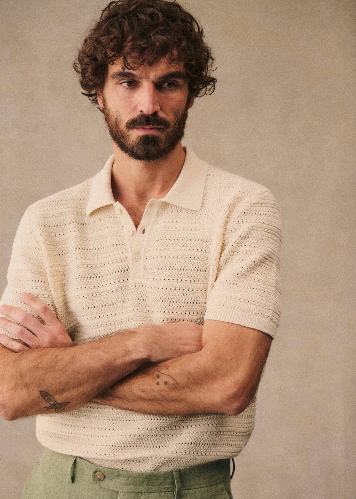 Polo Maille Pietro - Écru