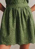 Jupe Nao - Broderie Unie Vert Été