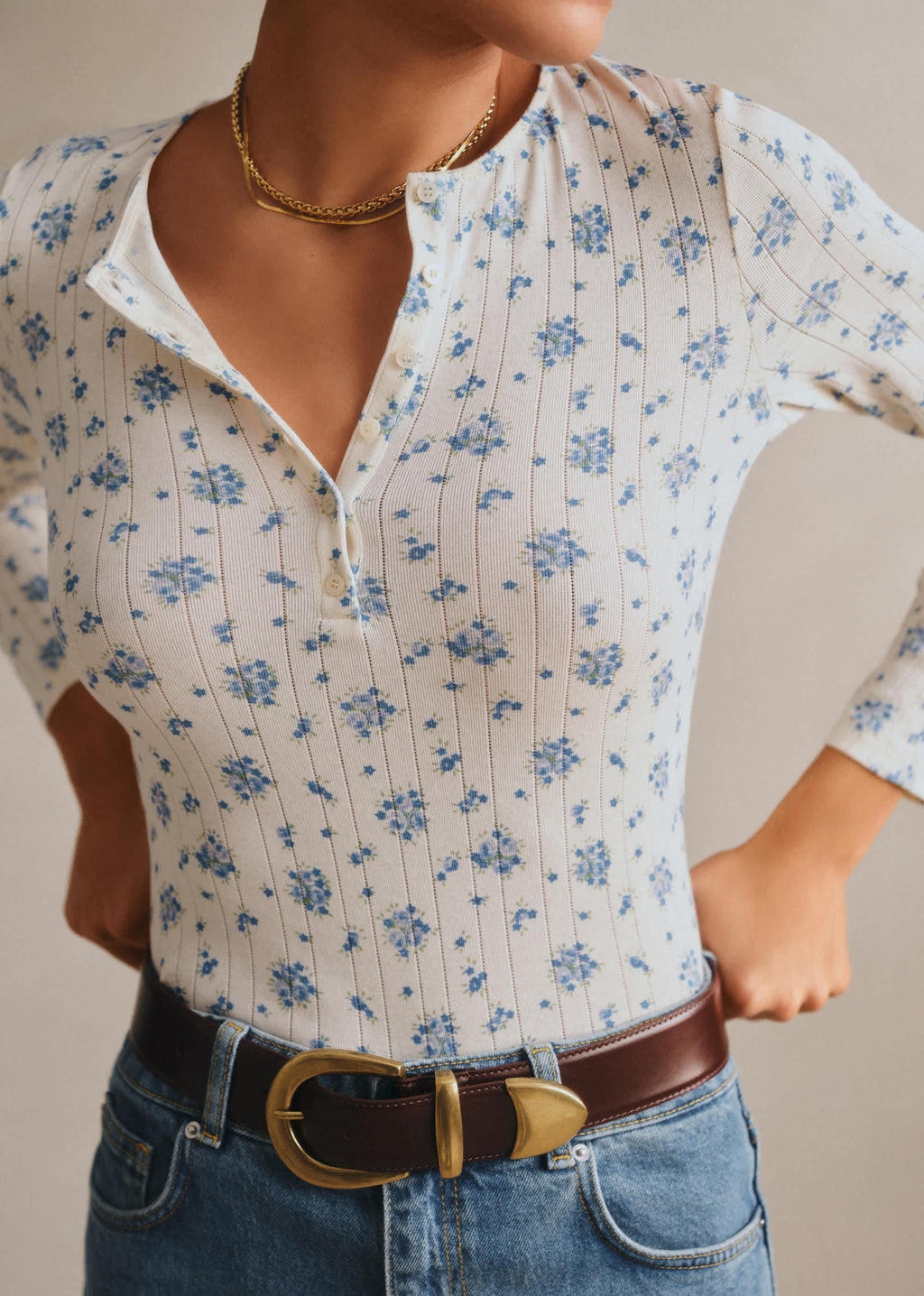 T-Shirt Léane - Blue Country
